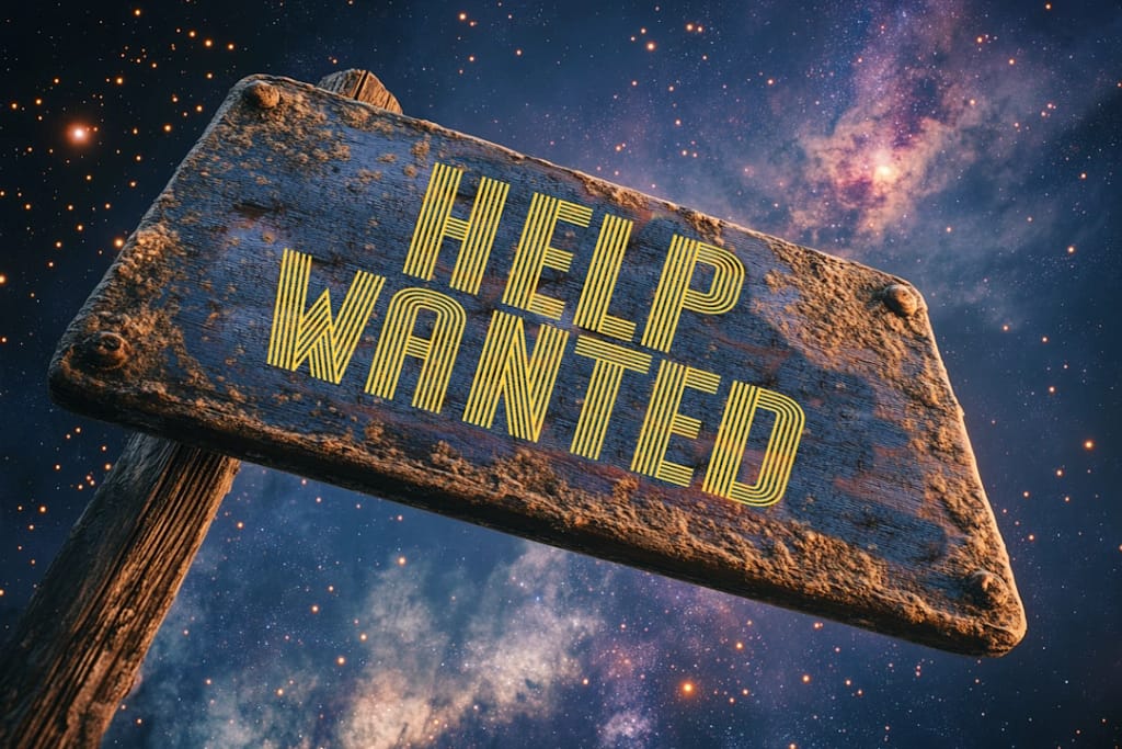 NASA Spots Intergalactic Help Wanted Sign