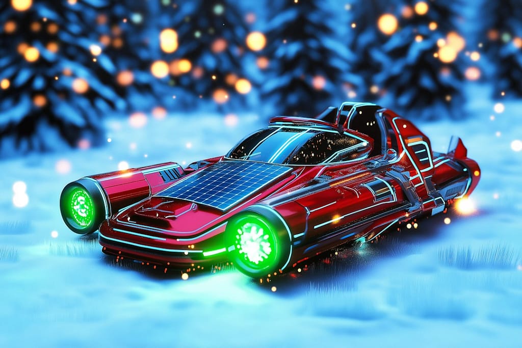 Santas New Solar EV Sleigh