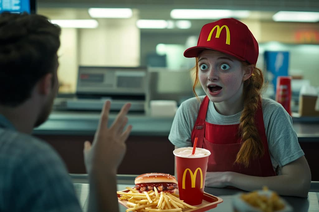 McDonald's Employee Wide-Eyed When Asked What's In the McRib