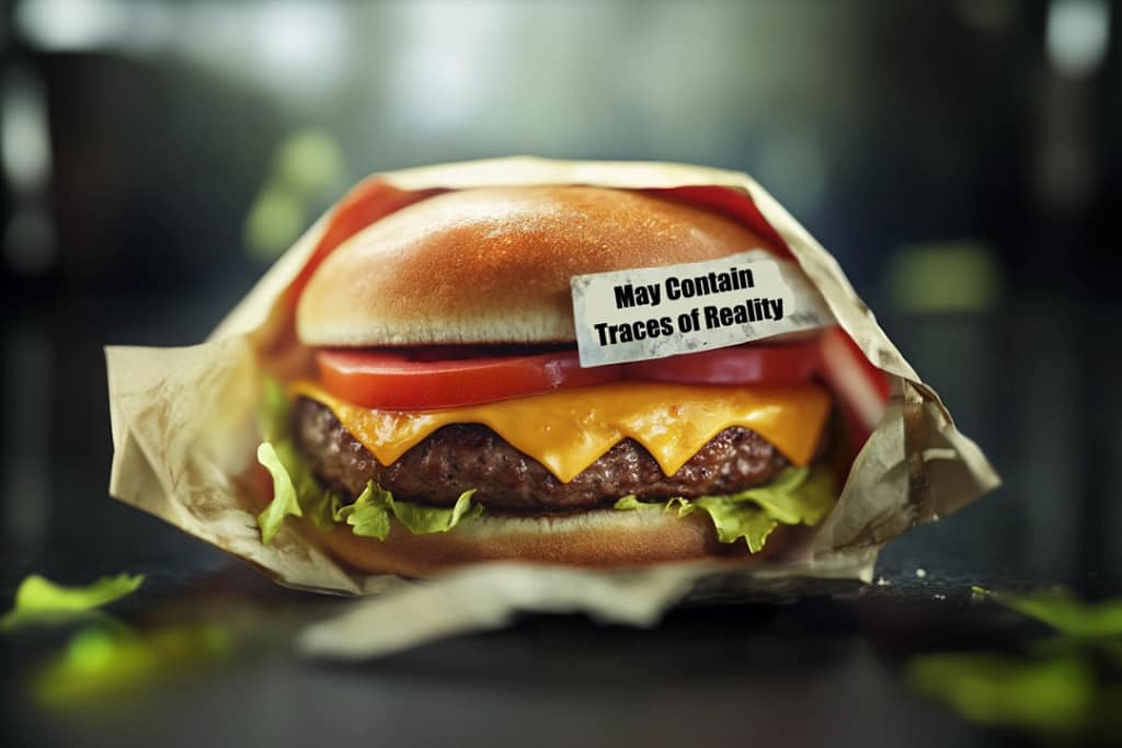 Cheeseburger May Contain Traces of Reality