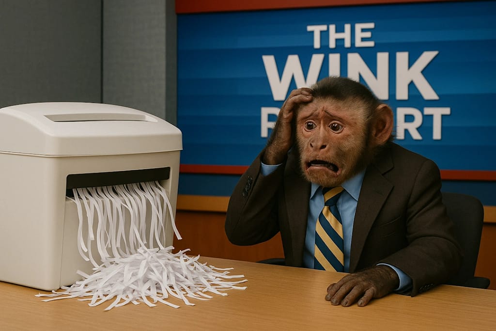 Mr Wigglesworth Distraught After Shredding Pulitzer-worthy Expose