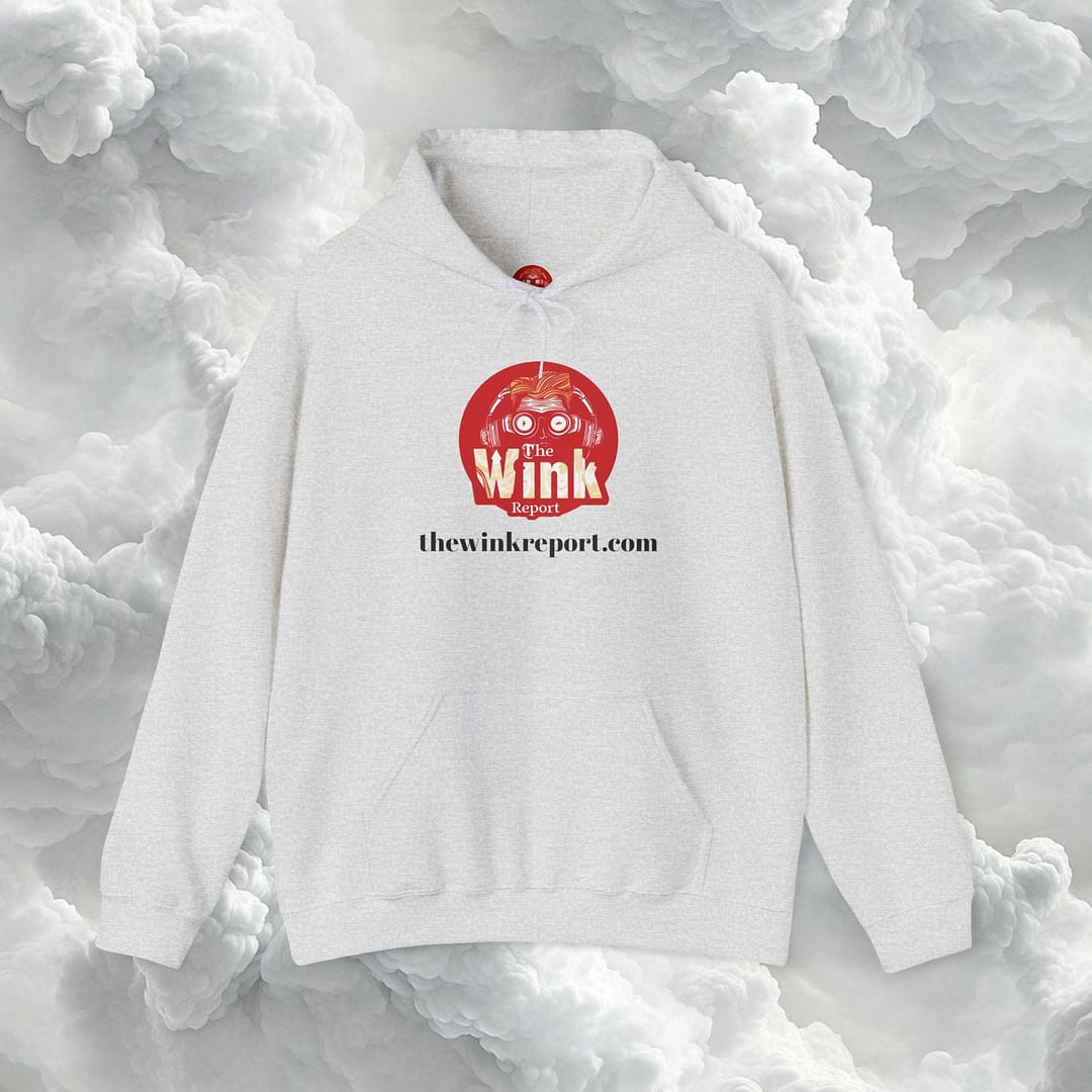 Unisex Heavy Blend™ Hooded Sweatshirt - The Wink Report Logo - Image 6
