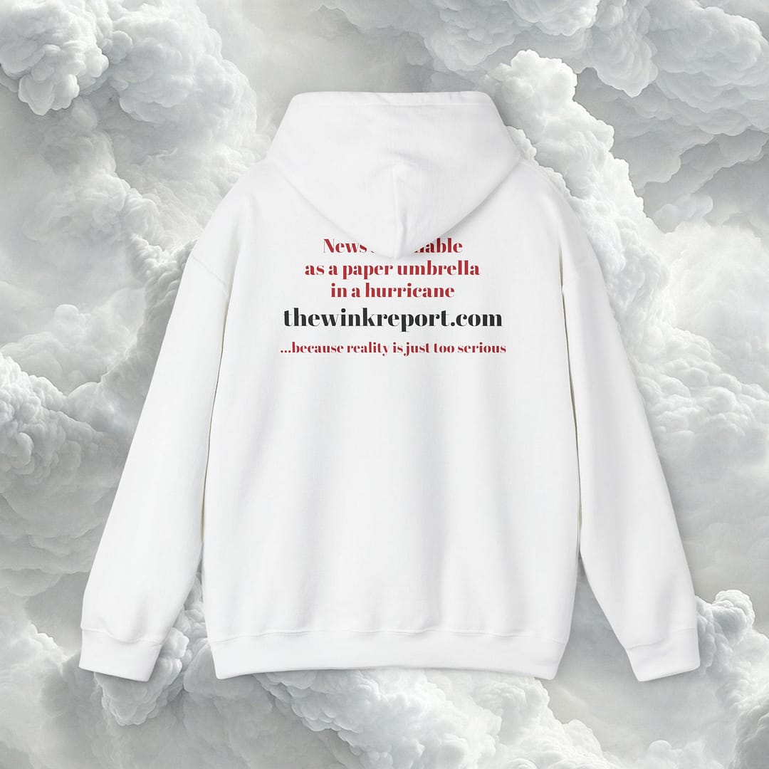 Unisex Heavy Blend™ Hooded Sweatshirt - The Wink Report Logo - Image 2