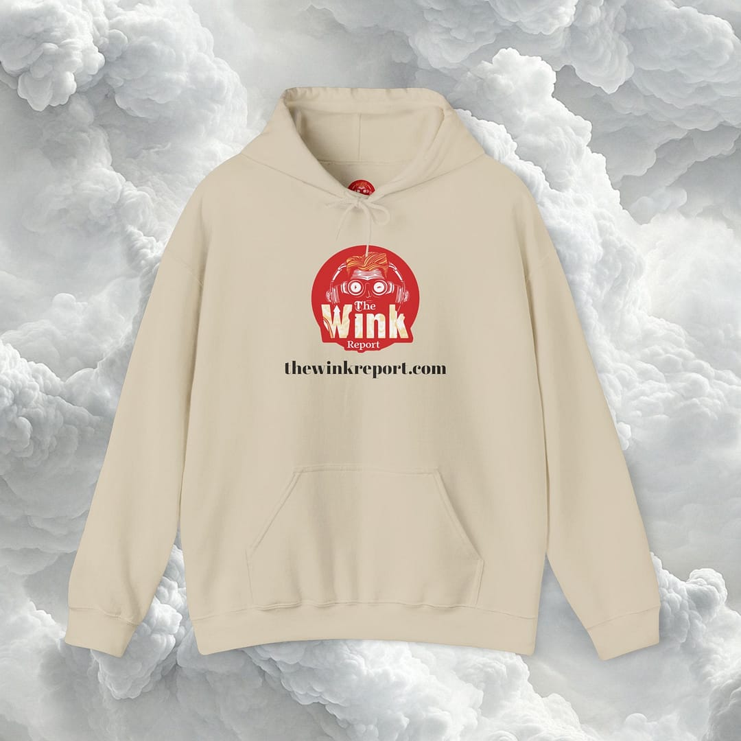 Unisex Heavy Blend™ Hooded Sweatshirt - The Wink Report Logo - Image 11