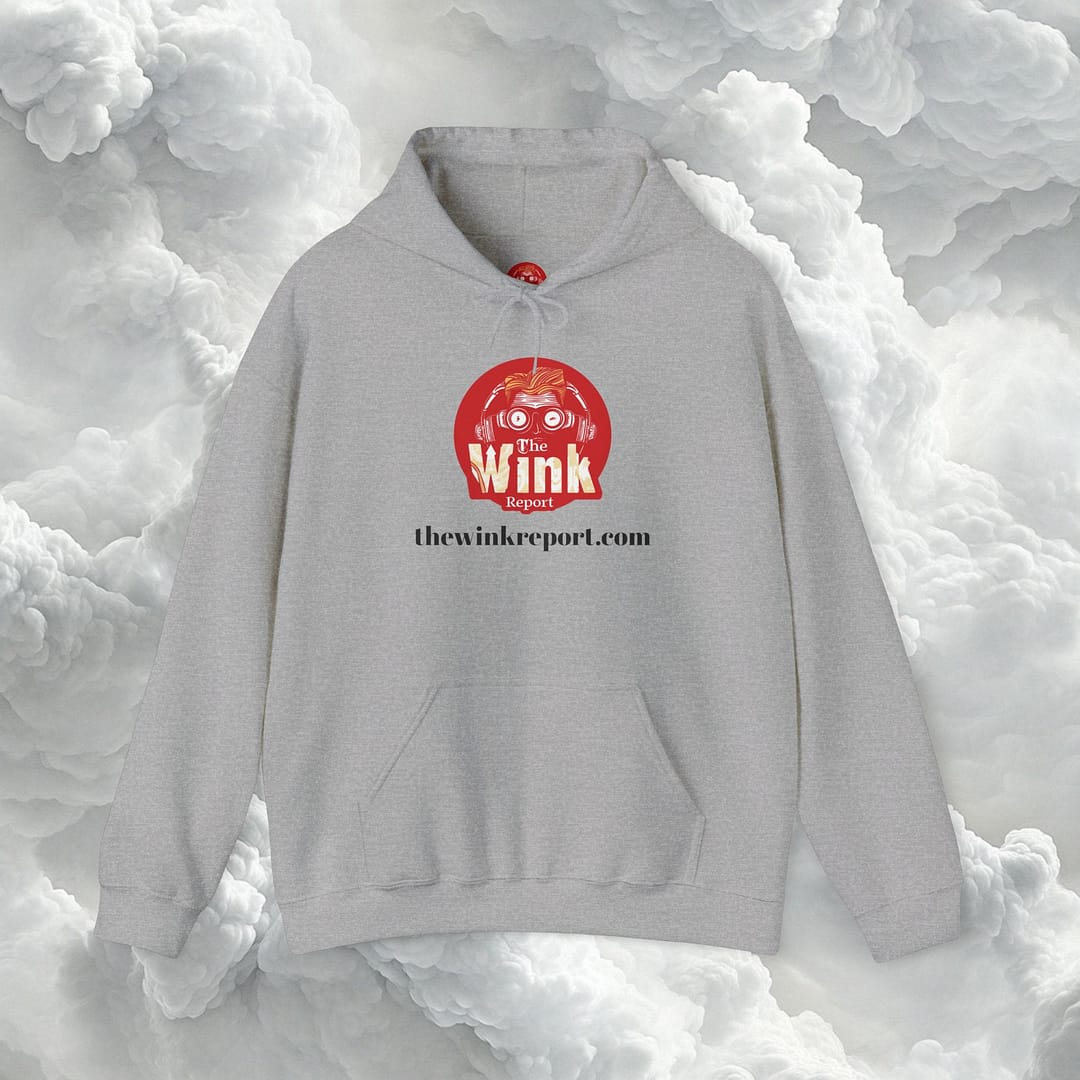 Unisex Heavy Blend™ Hooded Sweatshirt - The Wink Report Logo - Image 16
