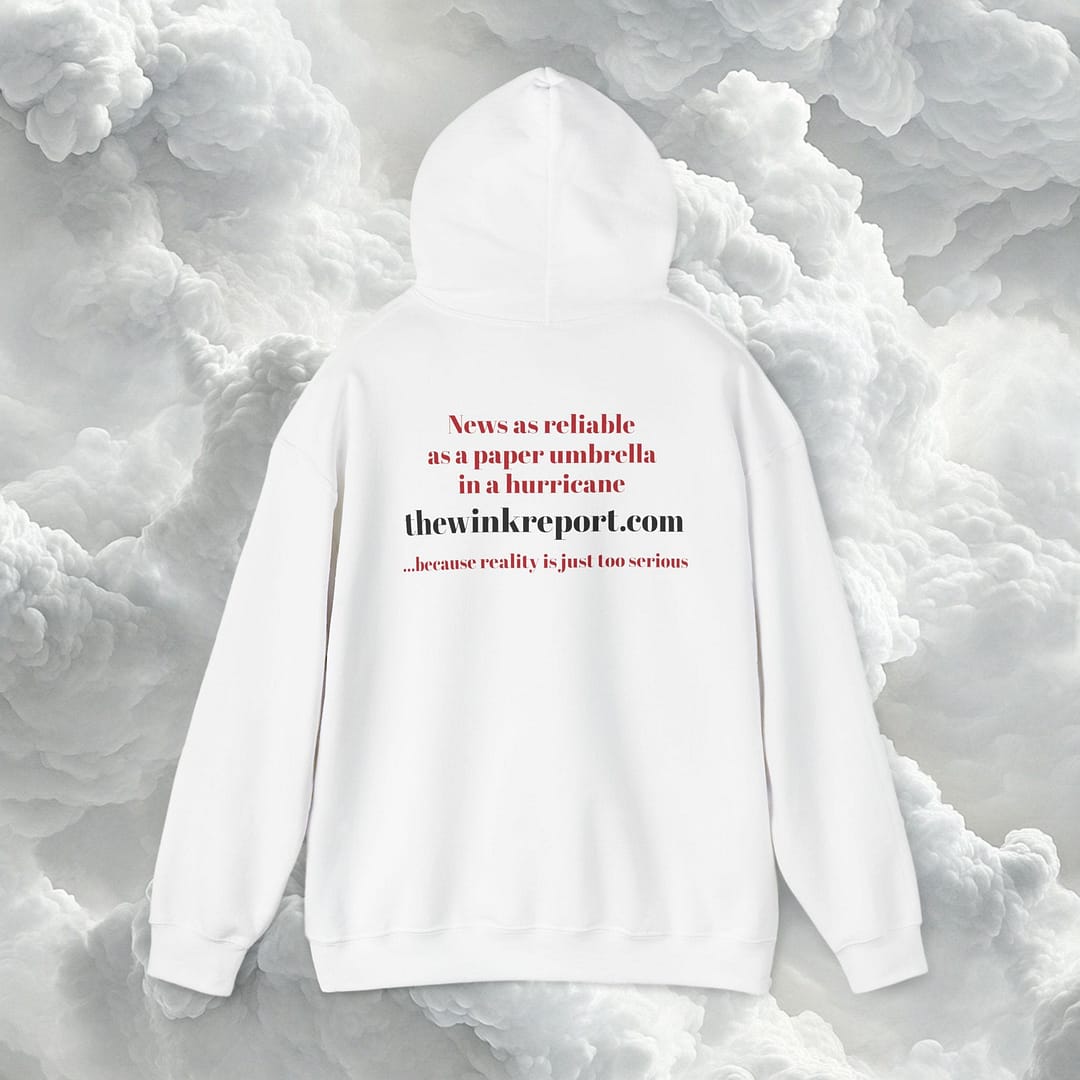 Unisex Heavy Blend™ Hooded Sweatshirt - The Wink Report Logo - Image 3