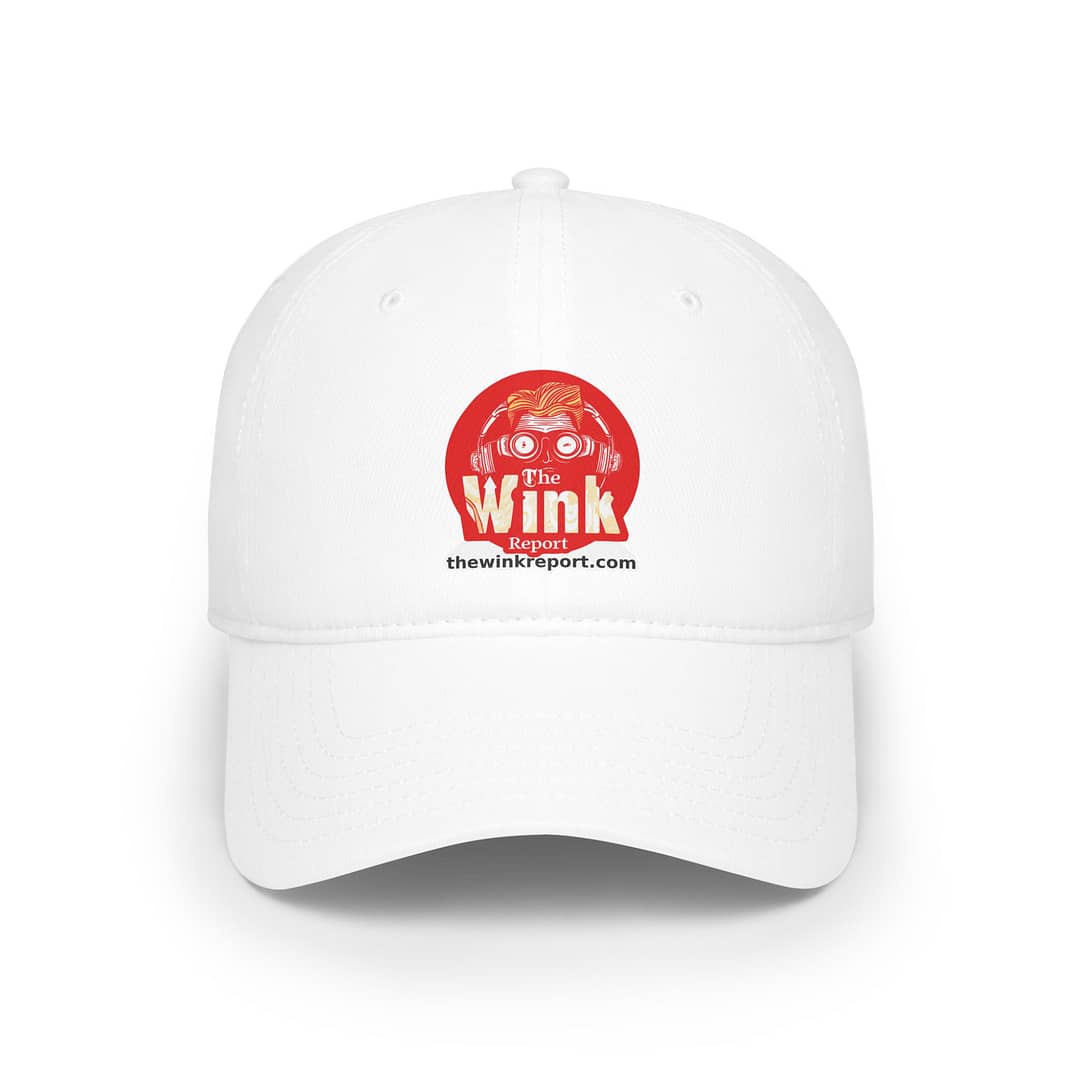The Wink Report Low Profile Baseball Cap, Adjustable Hat for Street Style