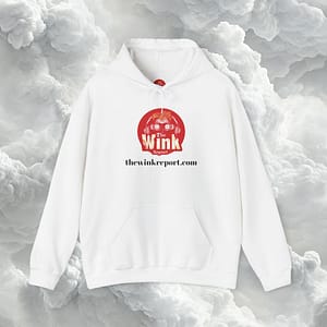 Unisex Heavy Blend™ Hooded Sweatshirt - The Wink Report Logo