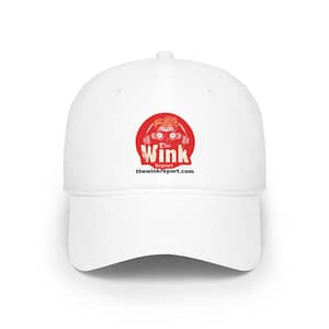 The Wink Report Low Profile Baseball Cap, Adjustable Hat for Street Style