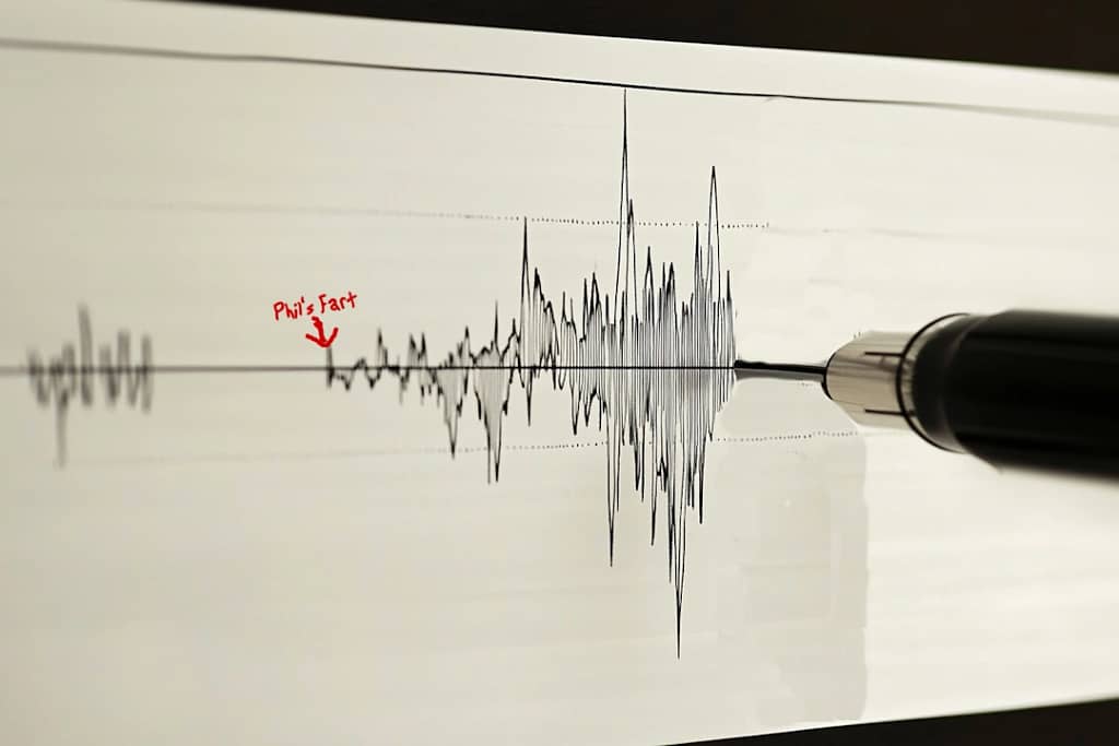 Seismograph of Phils Fart in Rio Dell