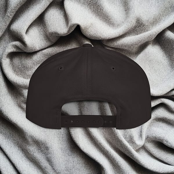 Flat Bill Snapback - The Wink Report Logo - Image 11