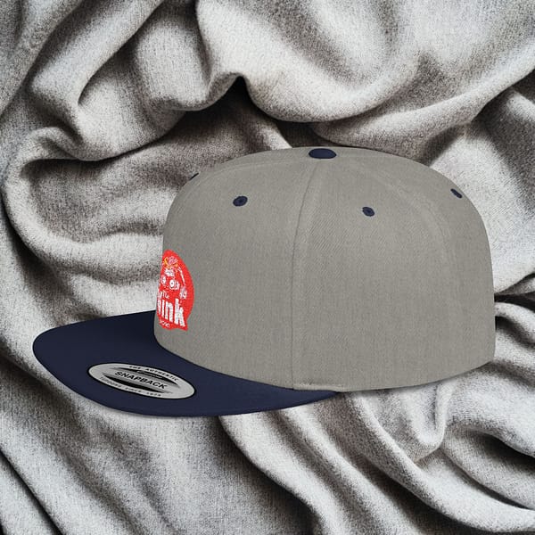 Flat Bill Snapback - The Wink Report Logo - Image 9