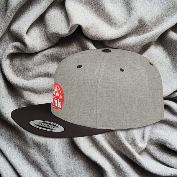 Flat Bill Snapback - The Wink Report Logo - Image 15