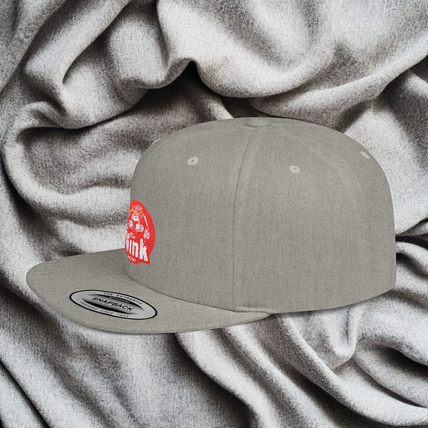 Flat Bill Snapback - The Wink Report Logo - Image 18