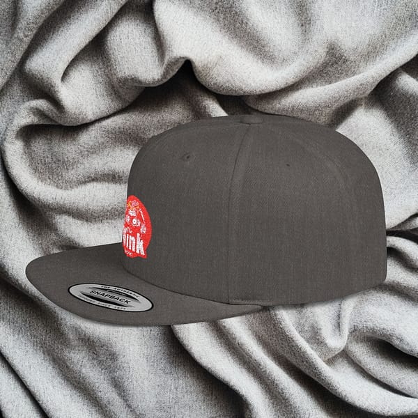 Flat Bill Snapback - The Wink Report Logo - Image 6