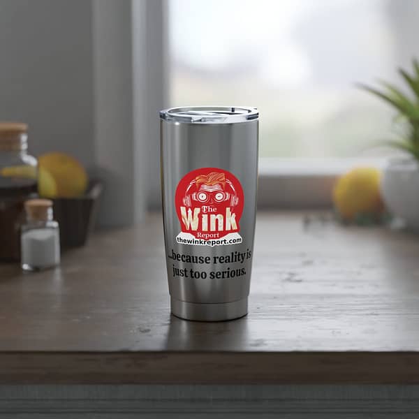 20oz Tumbler - The Wink Report Logo - Image 6