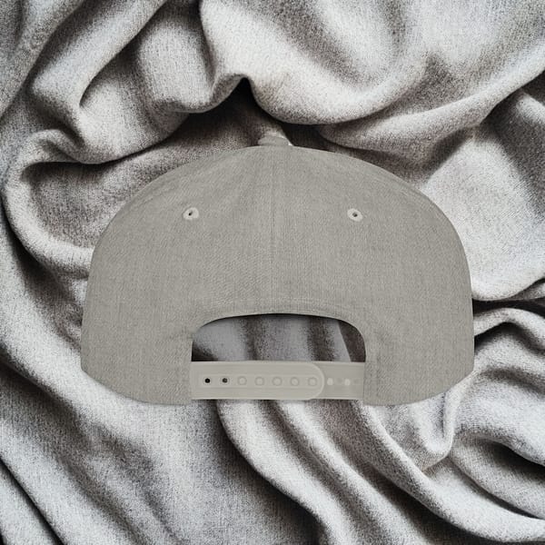 Flat Bill Snapback - The Wink Report Logo - Image 17