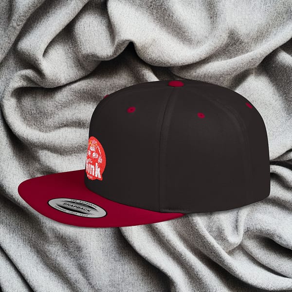 Flat Bill Snapback - The Wink Report Logo - Image 21