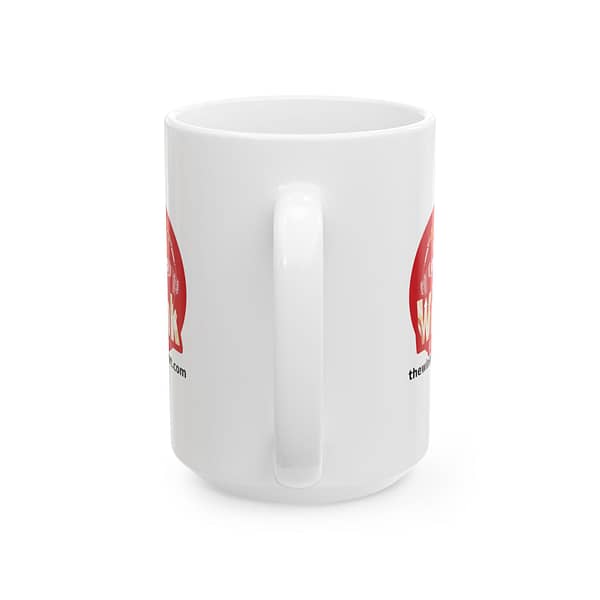 Coffee Mug, Ceramic - The Wink Report Logo - (11oz, 15oz) - Image 9