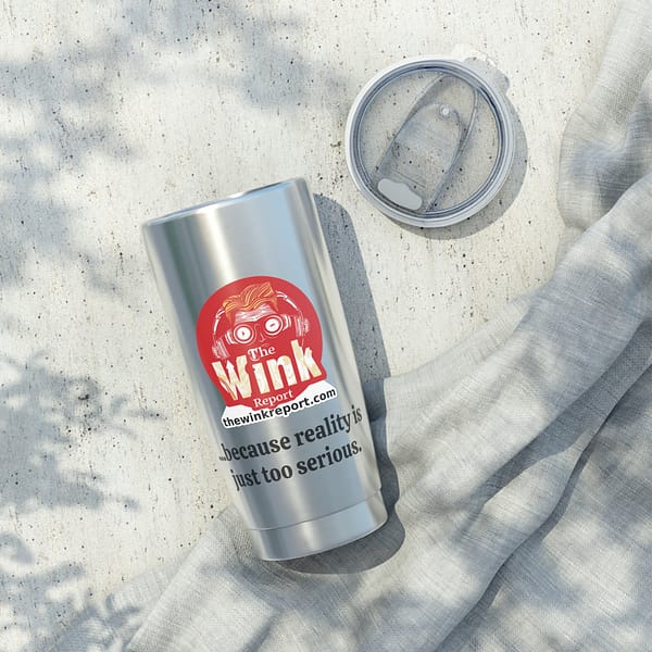 20oz Tumbler - The Wink Report Logo