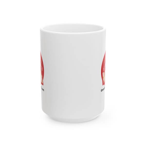 Coffee Mug, Ceramic - The Wink Report Logo - (11oz, 15oz) - Image 8