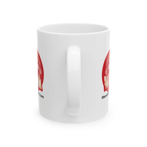 Coffee Mug, Ceramic - The Wink Report Logo - (11oz, 15oz) - Image 4