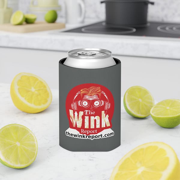 Can Koozie - The Wink Report Logo