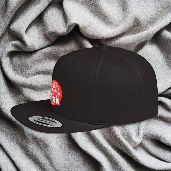 Flat Bill Snapback - The Wink Report Logo - Image 12